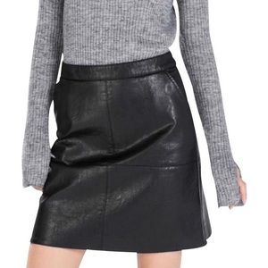 Zara Skirts - Zara A Line Faux Leather Skirt. Zara Skirts - Zara A Line Faux Leather Skirt.